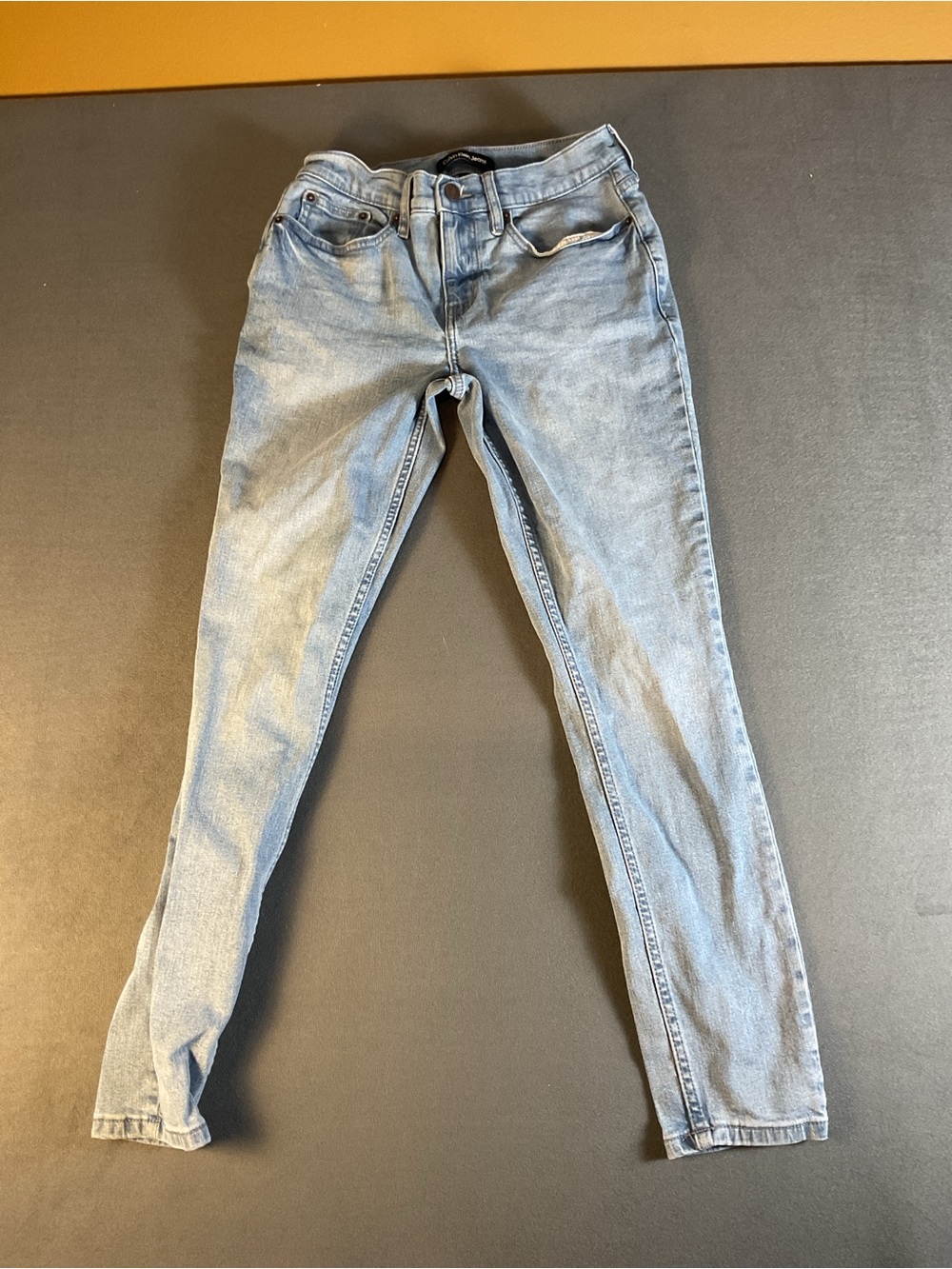 Calvin Klein Light Wash Straight Leg Jeans